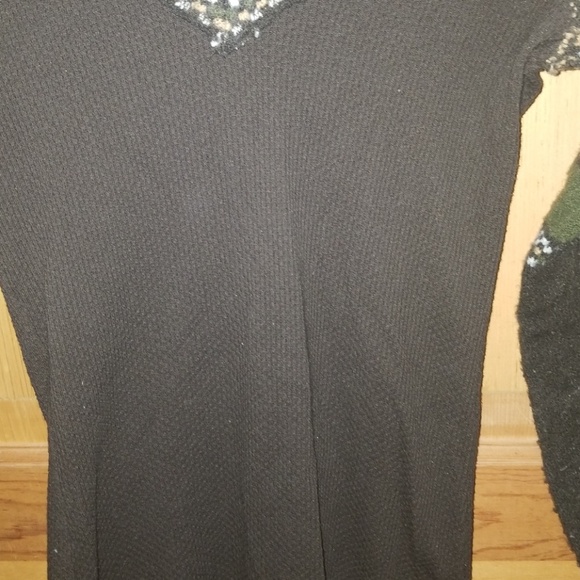 Olive colored thermal sweater - Picture 3 of 3